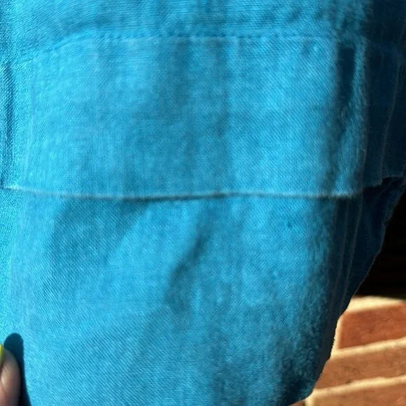 J. JILL Love Linen 100% Linen Minimalist Long Sleeve Button Down Tunic B… - Picture 8 of 8